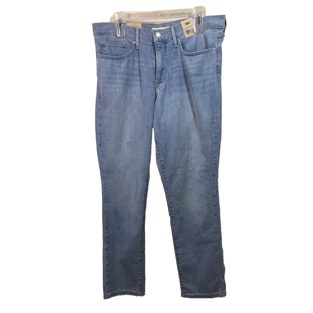 Levis 311 Shaping Skinny Jeans Womens 14 Short W32 L28 Light Wash Blue Hypersoft